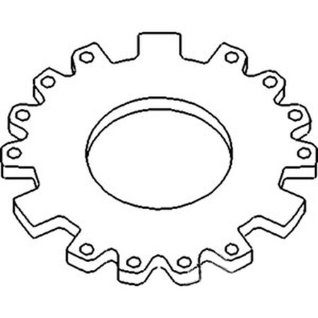 Master Clutch Backing Plate Fits CaseIH Tractor Models 5088 5288 5488